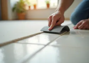 заделка швов между плитками работа с затиркой в интерьере кухни ремонтом квартиры