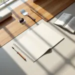 Демонстрация образцов керамогранита ламинированной доски LVT и декоративной штукатурки в интерьере квартиры